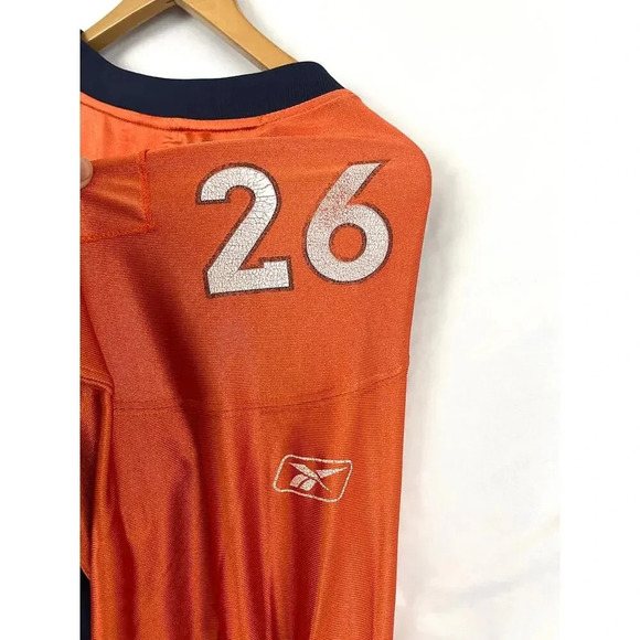 Denver Broncos NFL Reebok Football Jersey #26 LARGE Men's Mike Bell - Picture 6 of 9